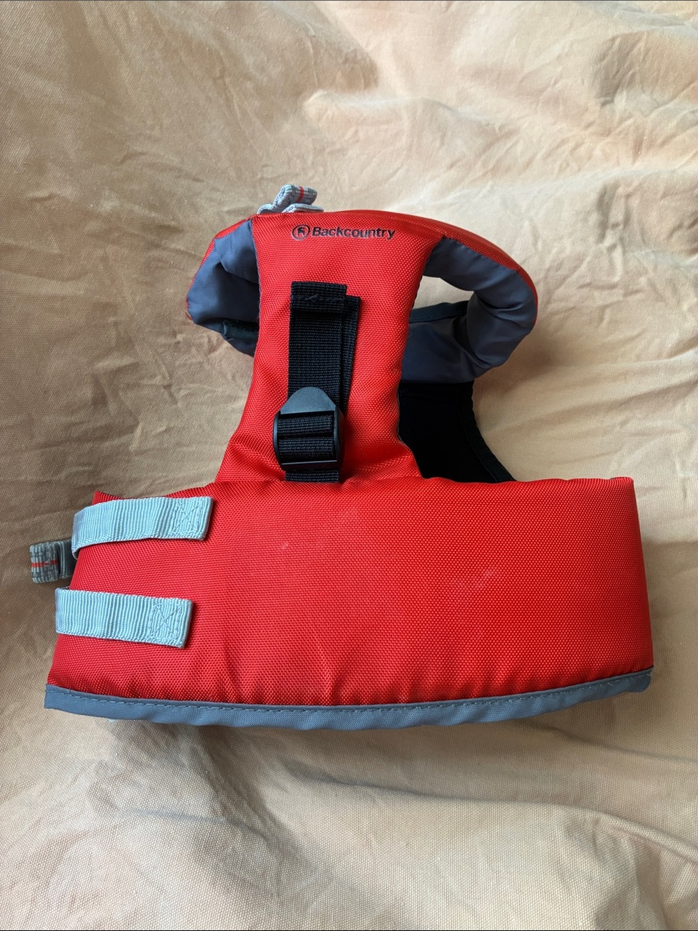 Backcountry Red Dog Life Jacket Harness with Gray Trim